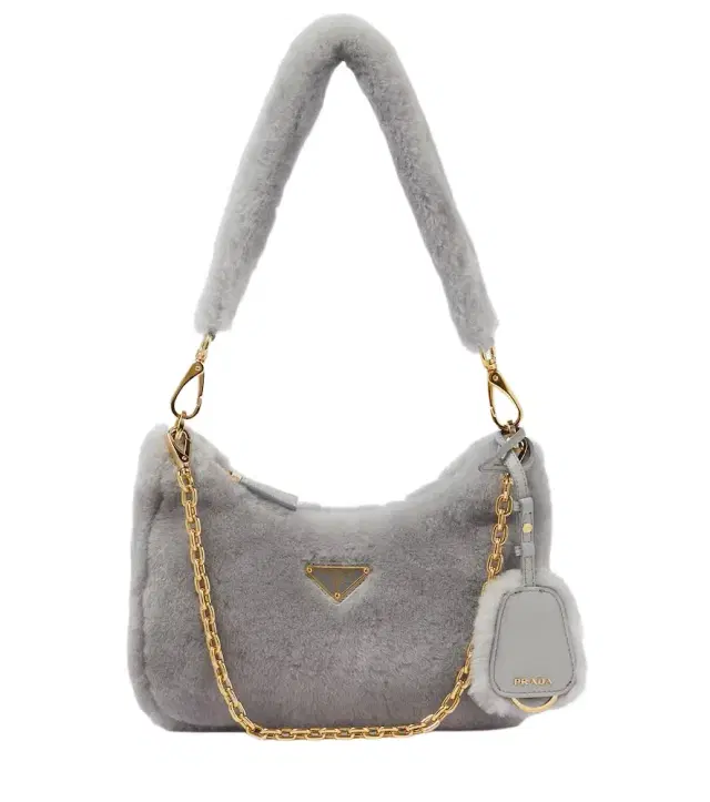 Re-Edition 2005 Small shearling shoulder bag