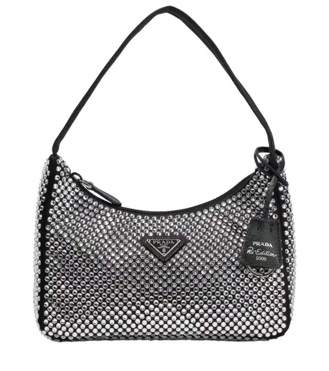 Re-Edition Mini embellished shoulder bag