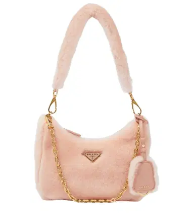 Prada Re-Edition 2005 Small shearling shoulder bag | Thumbnail 1