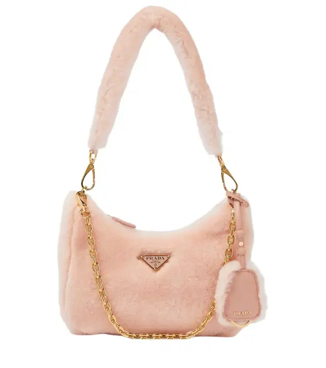 Re-Edition 2005 Small shearling shoulder bag