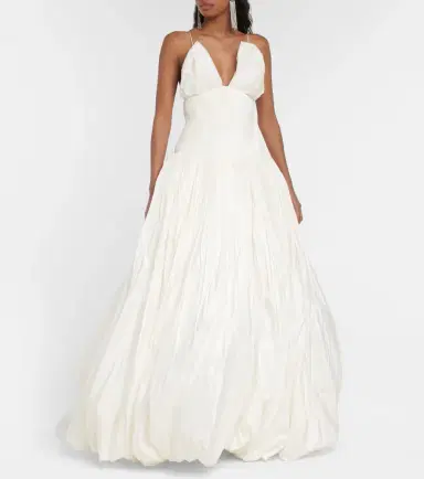 Danielle Frankel Bridal Leith silk taffeta gown | Thumbnail 3 Danielle Frankel Bridal Leith silk taffeta gown | Thumbnail 3