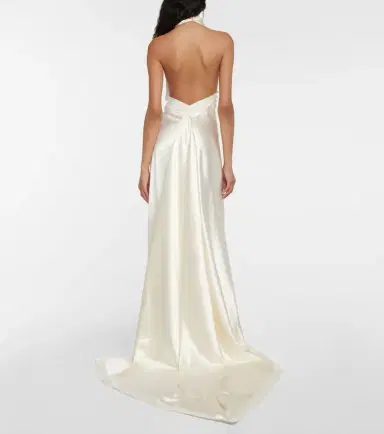 Danielle Frankel Bridal Sasha silk gown | Thumbnail 5