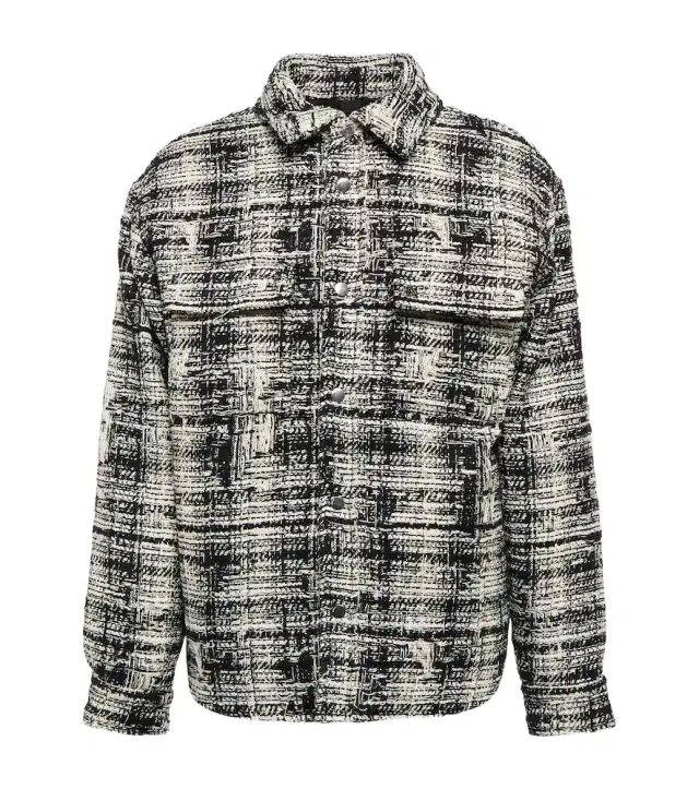 Amiri Tweed blouson jacket
