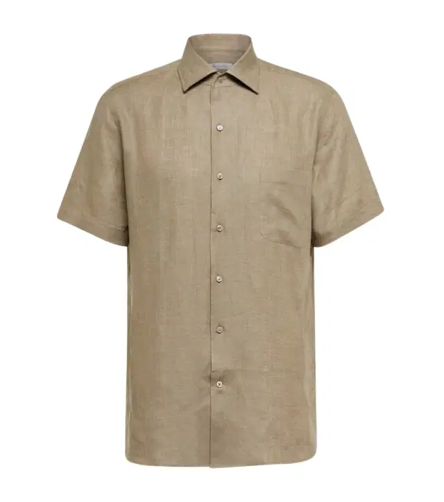 Loro Piana André linen bowling shirt