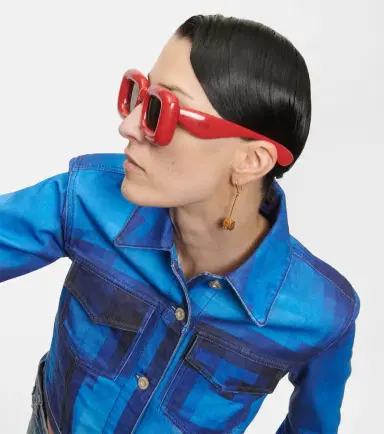 Loewe Inflated rectangular sunglasses | Thumbnail 5
