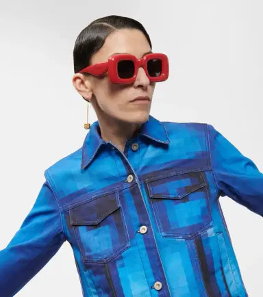 Loewe Inflated rectangular sunglasses | Thumbnail 6