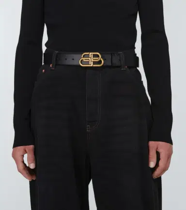 Balenciaga BB leather belt | Thumbnail 3
