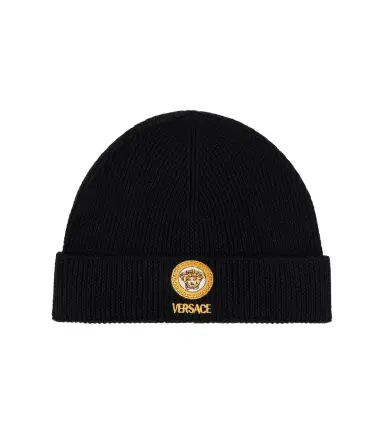 Versace Medusa embroidered wool beanie | Thumbnail 1