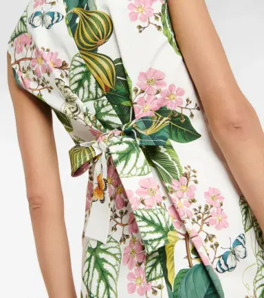 Oscar de la Renta Floral cotton-blend minidress | Thumbnail 6