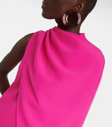 Safiyaa Margareta asymmetrical cape minidress | Thumbnail 2