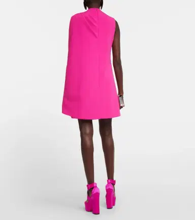 Safiyaa Margareta asymmetrical cape minidress | Thumbnail 3