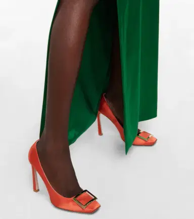 Roger Vivier Trompette satin pumps | Thumbnail 3