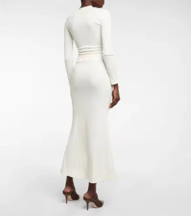 Christopher Esber Distort cutout high-waisted midi skirt | Thumbnail 2