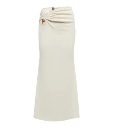 Christopher Esber Distort cutout high-waisted midi skirt | Thumbnail 1