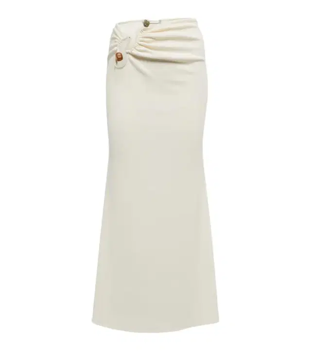 Christopher Esber Distort cutout high-waisted midi skirt