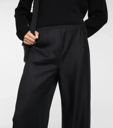 The Row Gala virgin wool wide-leg pants | Thumbnail 3