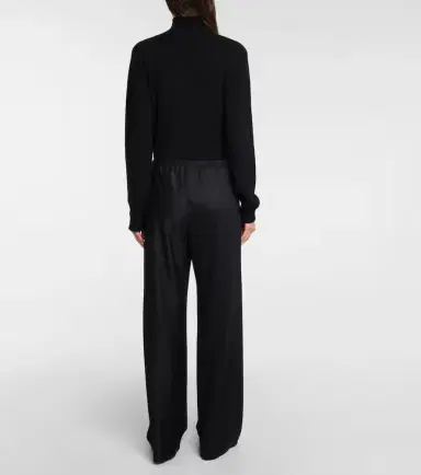 The Row Gala virgin wool wide-leg pants | Thumbnail 4