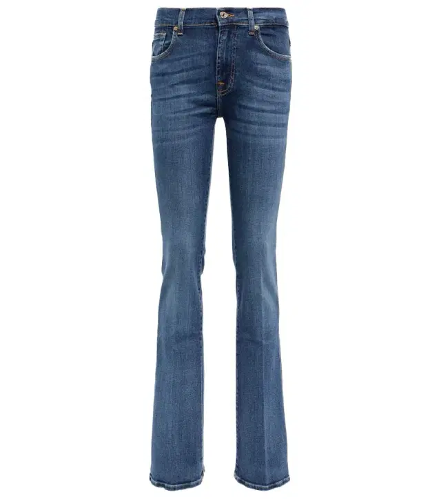 7 For All Mankind Mid-rise bootcut jeans