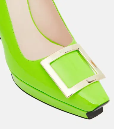Roger Vivier Trompette patent leather platform pumps | Thumbnail 4