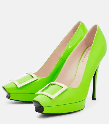 Roger Vivier Trompette patent leather platform pumps | Thumbnail 6