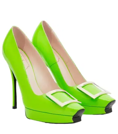 Roger Vivier Trompette patent leather platform pumps | Thumbnail 1