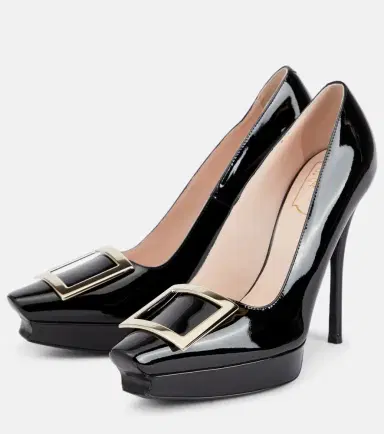 Roger Vivier Belle Vivier patent leather platform pumps | Thumbnail 5