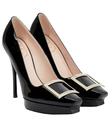 Roger Vivier Belle Vivier patent leather platform pumps | Thumbnail 1