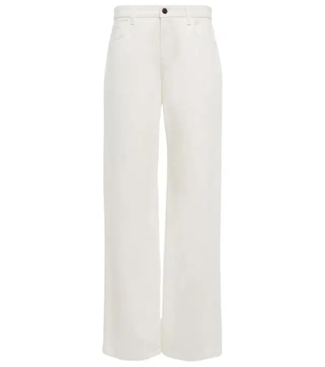 Eglitta mid-rise wide-leg jeans