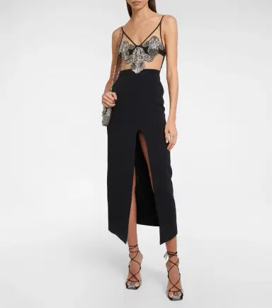 David Koma Embellished midi dress | Thumbnail 5