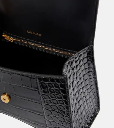 Balenciaga Hourglass XS croc-effect leather crossbody bag | Thumbnail 3 Balenciaga Hourglass XS croc-effect leather crossbody bag | Thumbnail 3