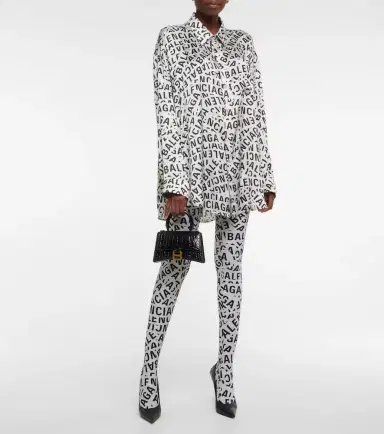 Balenciaga Hourglass XS croc-effect leather crossbody bag | Thumbnail 4 Balenciaga Hourglass XS croc-effect leather crossbody bag | Thumbnail 4