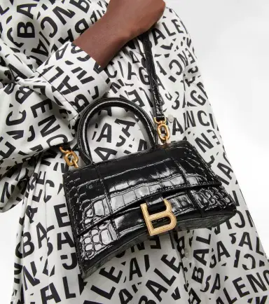Balenciaga Hourglass XS croc-effect leather crossbody bag | Thumbnail 5 Balenciaga Hourglass XS croc-effect leather crossbody bag | Thumbnail 5