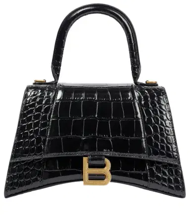 Balenciaga Hourglass XS croc-effect leather crossbody bag | Thumbnail 1 Balenciaga Hourglass XS croc-effect leather crossbody bag | Thumbnail 1