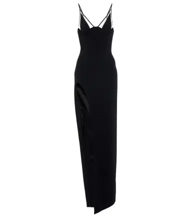 David Koma Mesh-paneled gown | Thumbnail 1