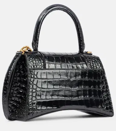 Balenciaga Hourglass Small croc-effect leather crossbody bag | Thumbnail 2