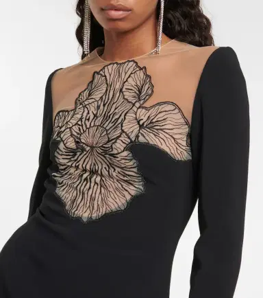 David Koma Macramé-detail minidress | Thumbnail 4