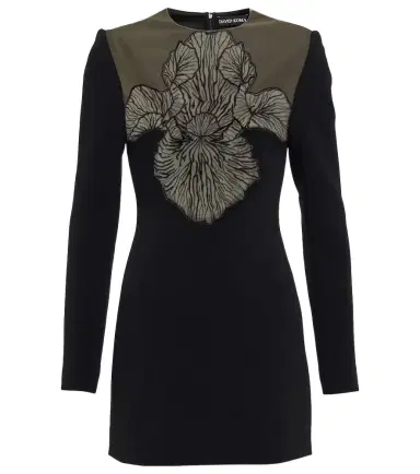 David Koma Macramé-detail minidress | Thumbnail 1