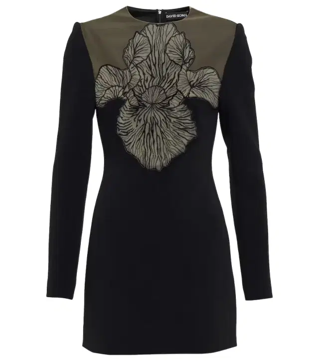David Koma Macramé-detail minidress