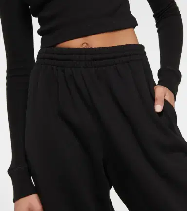 Wardrobe.NYC Wardrobe. NYC x Hailey Bieber HB cotton fleece sweatpants | Thumbnail 3