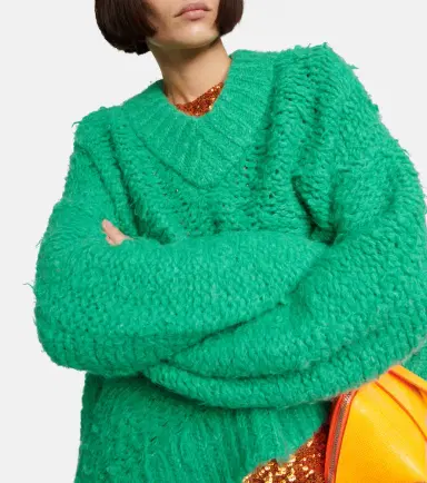 The Attico Ruth alpaca-blend sweater | Thumbnail 4