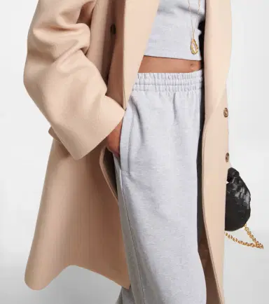 Wardrobe.NYC Wardrobe. NYC x Hailey Bieber wide-leg cotton sweatpants | Thumbnail 4