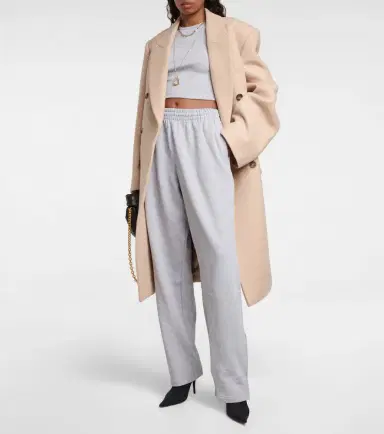 Wardrobe.NYC Wardrobe. NYC x Hailey Bieber wide-leg cotton sweatpants | Thumbnail 5