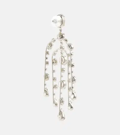 Jennifer Behr Ophelia embellished drop earrings | Thumbnail 2