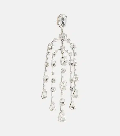 Jennifer Behr Ophelia embellished drop earrings | Thumbnail 4