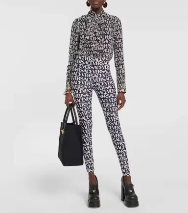 Versace Logo-print leggings | Thumbnail 2