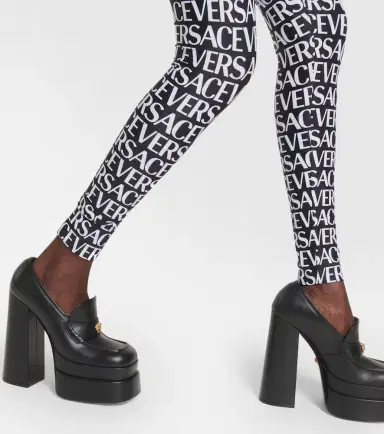 Versace Logo-print leggings | Thumbnail 4