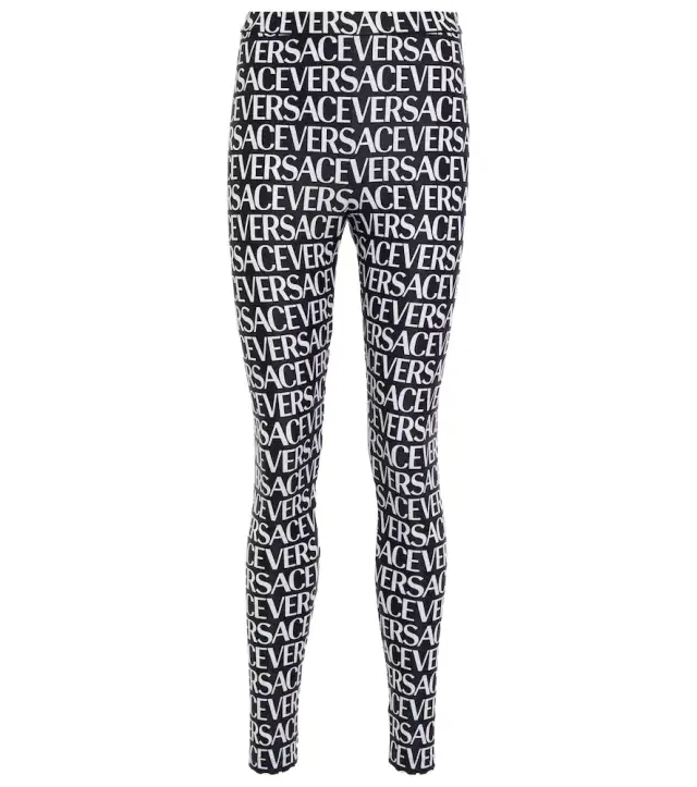 Versace Logo-print leggings