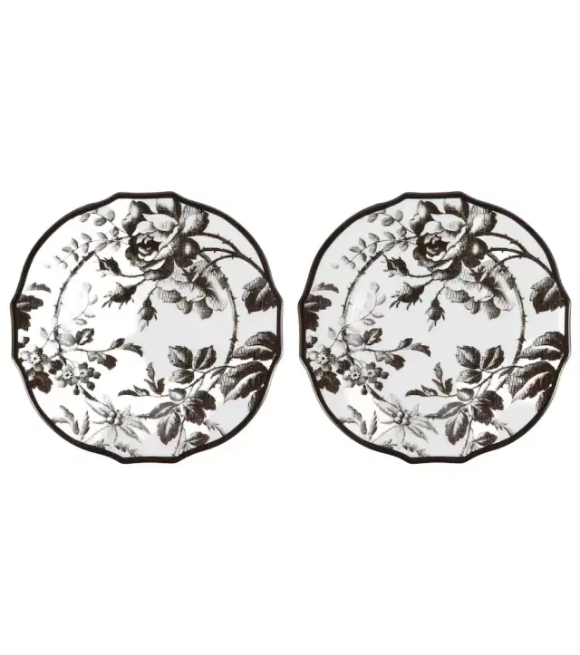 Gucci Herbarium set of 2 accent plates