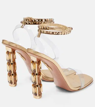 Aquazzura Aura Plexi 105 embellished sandals | Thumbnail 2 Aquazzura Aura Plexi 105 embellished sandals | Thumbnail 2