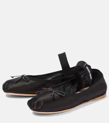 Miu Miu Satin ballet flats | Thumbnail 3